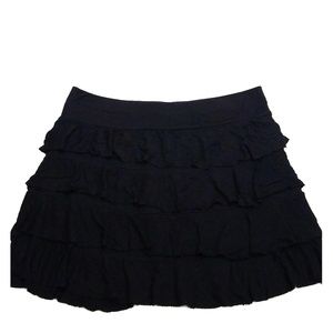 Layered mini skirt // ruffles